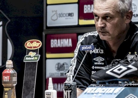 Santos anuncia saída do técnico Lisca, após cinco jogos sem vitórias