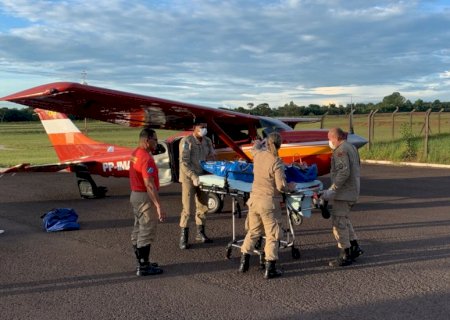 Grupamento de Operações Aéreas realiza atendimento a militar lotado em Porto Murtinho