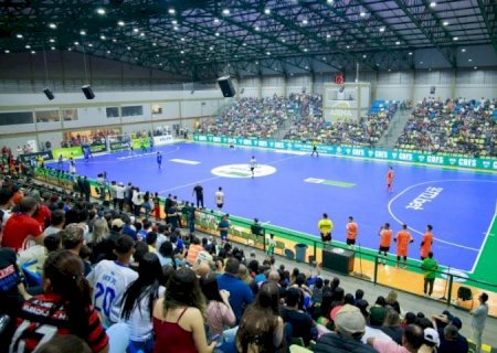 Com apoio do Governo, Arena Maracaju recebe a Supercopa Masculina de Futsal