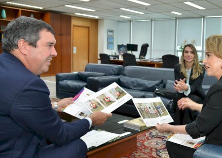 Presidente do TRF3 recebe governador de Mato Grosso do Sul