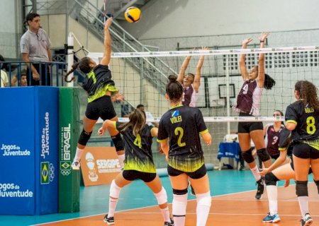 Etapa do voleibol de 15 a 17 anos abre os Jogos Escolares da Juventude de MS