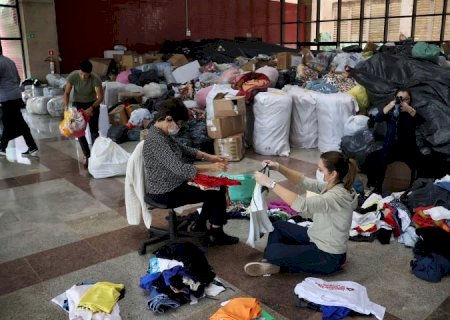 Campanha “Seu Abraço Aquece' faz triagem e inicia doações na próxima semana