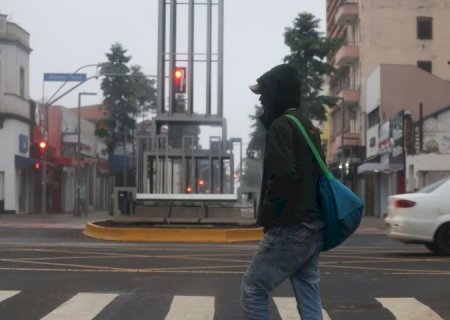 Frente fria retorna a partir da noite desta quarta-feira em MS