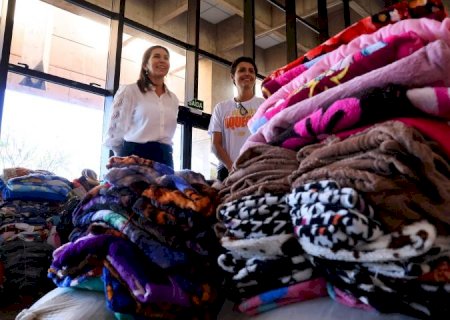 Entidades começam a receber as doações da campanha “Seu Abraço Aquece – Doe calor e faça o bem'