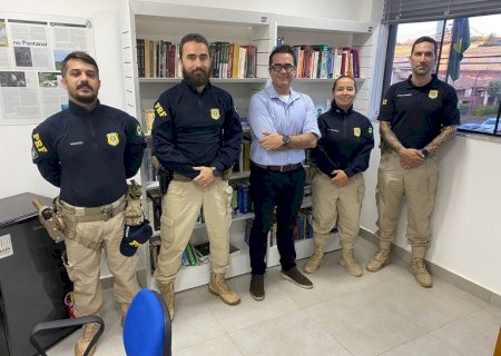 PRF define estratégias com promotor de Justiça do Núcleo Ambiental de MS
