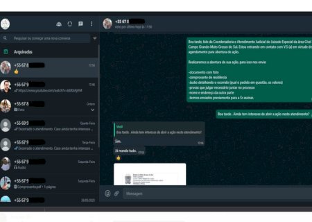 Cijus presta atendimento de abertura de ação por WhatsApp