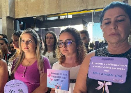 Servidoras da SES participam de campanha contra violência doméstica e sexual