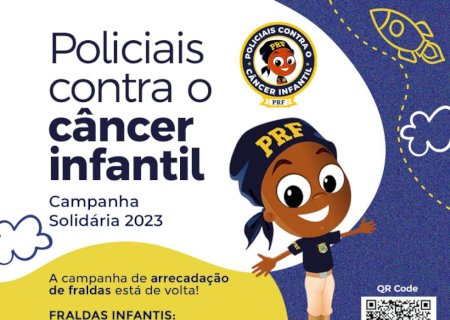 PRF no Mato Grosso do Sul participa da Campanha Policiais Contra o Câncer Infantil