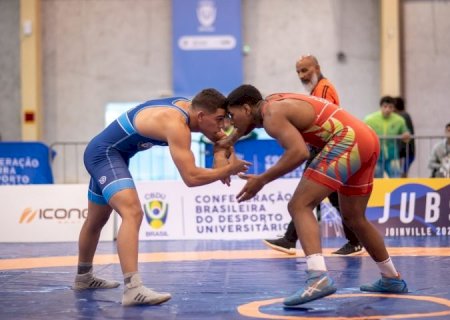MS domina o wrestling nos Jogos Universitários Brasileiros e segue invicto pelo 3º ano seguido