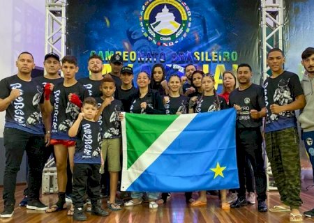 MS vai 17 vezes ao pódio no Brasileiro de Muay Thai e carimba vagas ao Mundial