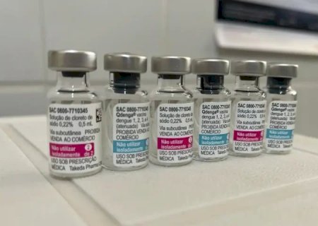 Mato Grosso do Sul receberá 41.783 vacinas contra a dengue do Ministério da Saúde