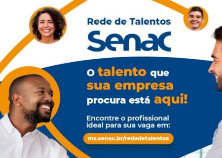 Senac MS lança plataforma para divulgar vagas de emprego e oferta de mão de obra