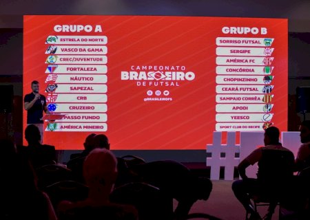 Brasileirão de Futsal com CREC/Juventude terá transmissão pela Band, SporTV, NSports e Flow Sport Club