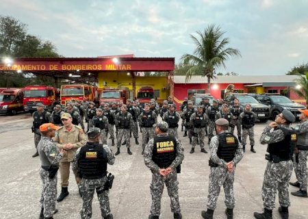 Mais uma equipe da Força Nacional chega ao Pantanal para ajudar no combate aos incêndios