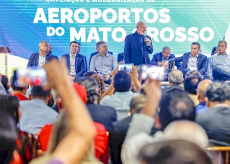 Lula entrega melhorias em aeroportos e casas populares em Mato Grosso