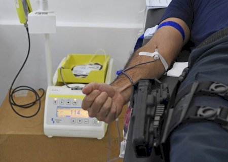 Doação de sangue na Sefaz bate recorde e coleta 162 bolsas em dois dias
