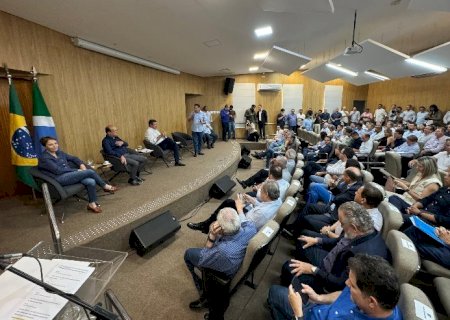 Em reunião com prefeitos eleitos, presidente da ALEMS reforça importância de parcerias