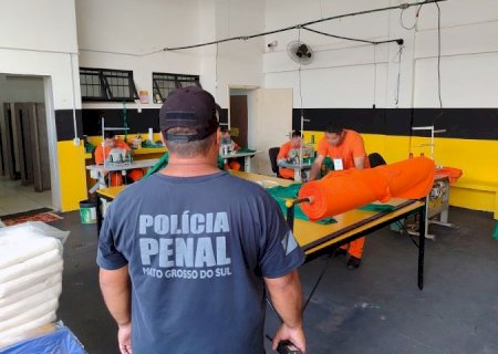 Presídios de MS recebem oficinas laborais para capacitação profissional de detentos e prestação de serviços à sociedade