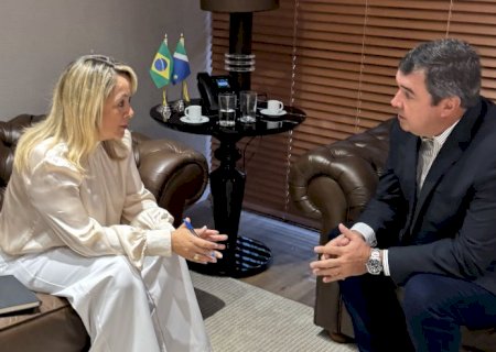 Lia Nogueira leva para Riedel urgência de passarela na MS-156 e recapeamento no Água Boa