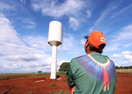 Com perfuração de poços e reservatórios, Governo de MS atua para garantir fornecimento de água nas aldeias de Dourados