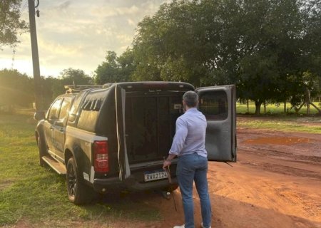 Homem é preso após atacar a própria mãe com foice em aldeia de Caarapó