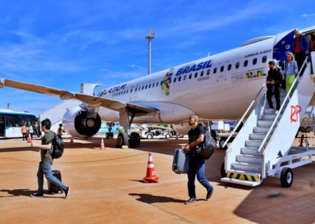Aeroporto de Dourados recebe Airbus A320 com capacidade para 174 passageiros