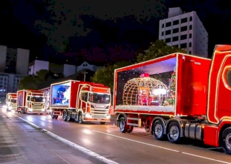 “Natal Encantado Dourados” vai receber a Caravana de Natal da Coca-Cola