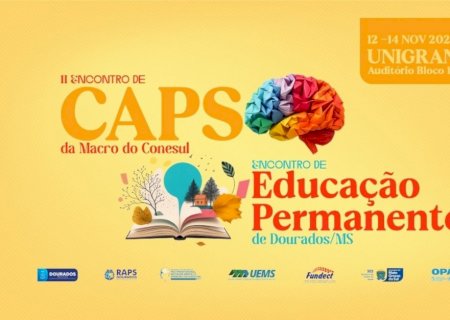 Encontros de Educação Permanente e CAPS da Região do Conesul começam nesta quarta-feira
