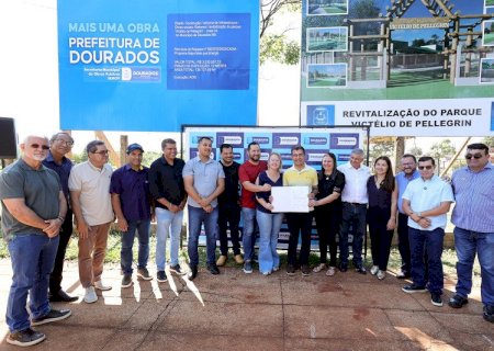 Dourados dá início à revitalização do Parque Victélio Pelegrini com investimento de R$ 3 milhões