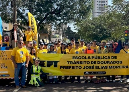 Ações da Escola Pública de Trânsito impactam 20 mil pessoas com atividades de conscientização