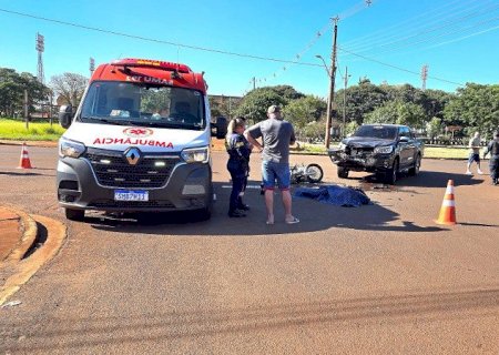 Motociclista de 19 anos morre em colisão e Dourados registra primeira morte no trânsito do ano