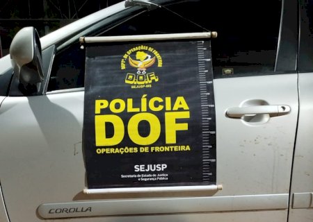DOF apreende drogas escondidas dentro de pneus em Bataguassu