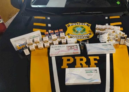 PRF apreende 198 medicamentos emagrecedores em Água Clara