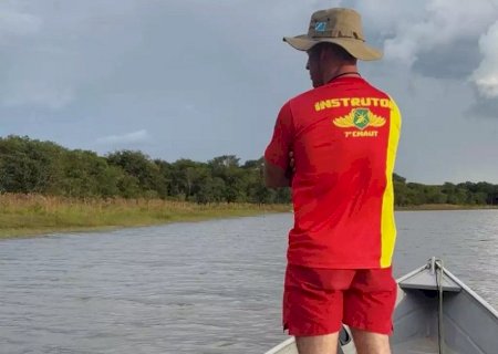 Jovem desaparece em rio e bombeiros iniciam buscas na divisa de MS com MT