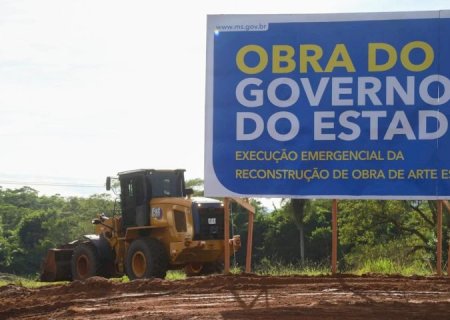 Governo de MS apoia obra emergencial e vai construir nova ponte de concreto sobre Rio do Peixe