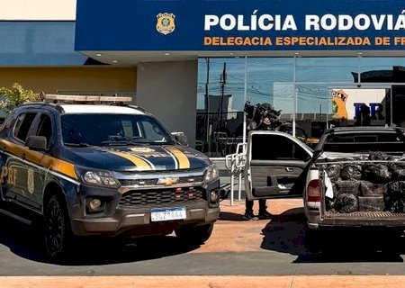 PRF apreende 750 Kg de maconha em Dourados