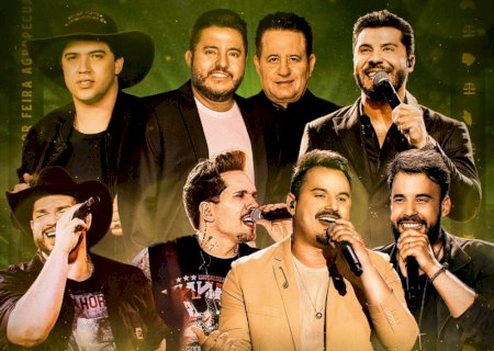 Shows nacionais da Expoagro 2026 devem atrair multidão em Dourados