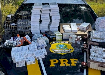 PRF apreende mais de 1.600 medicamentos emagrecedores em Coxim