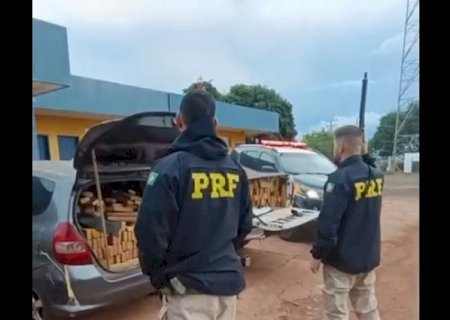 Traficantes escapam por milharal após perseguição da PRF entre Dourados e Laguna Carapã