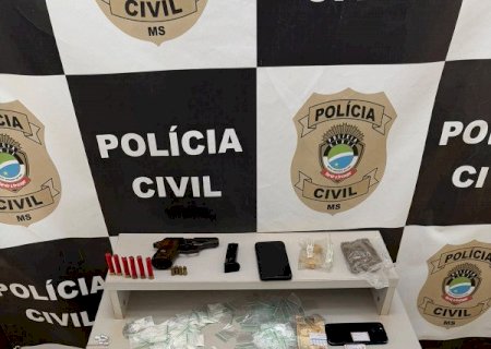 Cinco são presos em operação que apreende cocaína e armas de fogo
