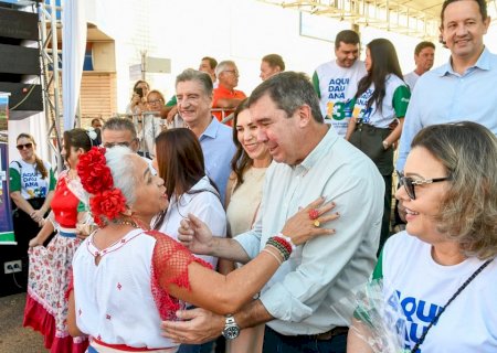 No aniversário de Aquidauana, Riedel reforça compromisso com a cidade