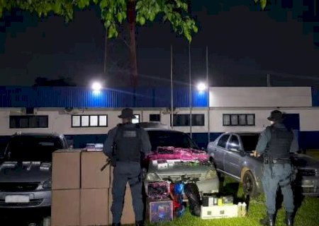 Canetas emagrecedoras e 60 mil cigarros s&atilde;o apreendidos em comboio na rodovia