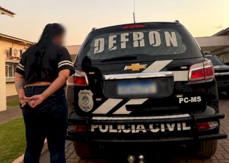 Defron prende mulher condenada por tráfico de drogas em Dourados