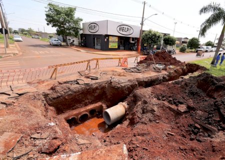 Prefeitura inicia obra para acabar com alagamentos na Avenida Esplanada