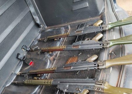PRF apreende 6,3 toneladas de maconha e 4 fuzis de guerra na BR-163